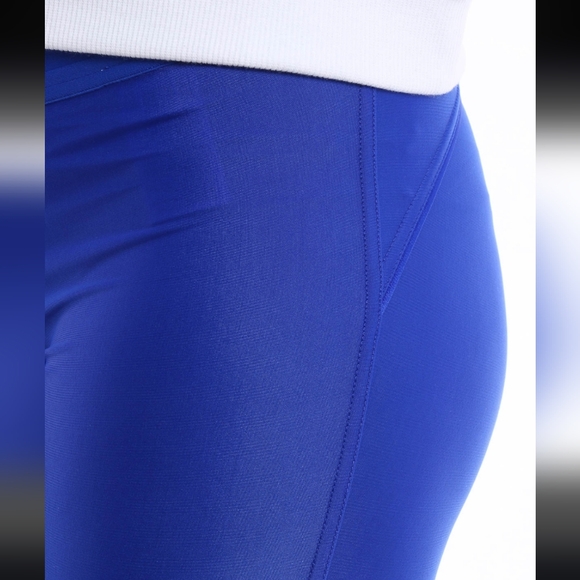 Stella McCartney x Adidas | Legging, Blue‎ size Large Embossed ZEbra Print - Picture 5 of 15